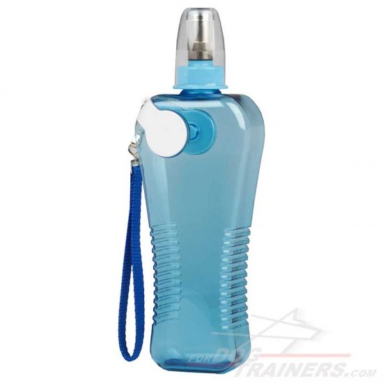 Anti-thirst Plastic Dog Water Bottle with Nylon Handle