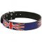 'Union Jack' Leather Dog Collar - a Centuries-Old Tradition