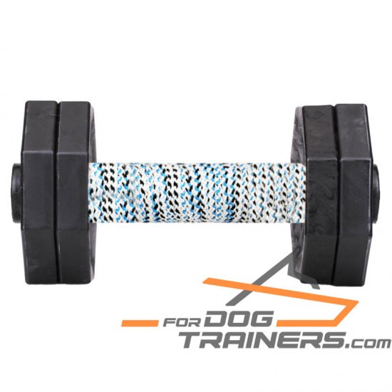 'Schutzhund Trainer' Hardwood Dog Dumbbell with Removable Plates 1000 gram (1kg) - SchH 2