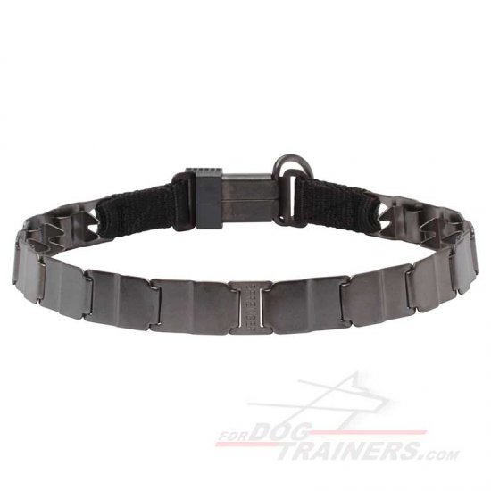 'Strength 'n' Power' Neck Tech Sport Prong Collar of Stainless Steel Matt - 50050 (66)