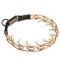 'Briar Patch' Click Lock Buckle Canine Pinch Prong Collar Made of Curogan - 1/8 inch (3.2 mm)