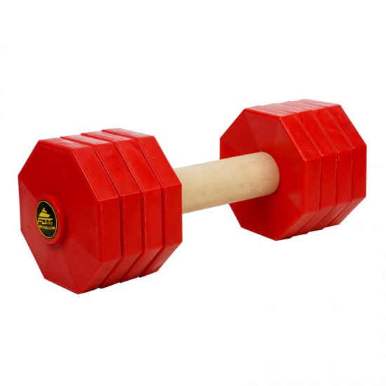 'Fast Grip' Reliable Wooden Dog Dumbbell for Schutzhund Training III 2000 g - Click Image to Close