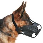 Thick And Strong German Shepherd Muzzle with Leather Basket