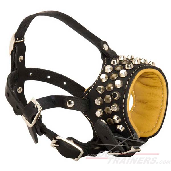 Special close tight dog muzzle