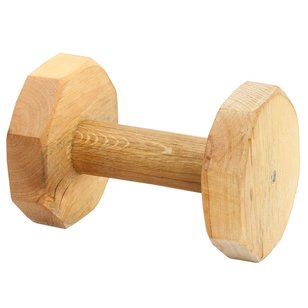 Comfortable dog training dumbbell