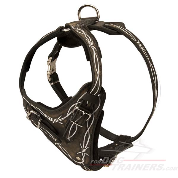 Extremely Strong and Reliable Dog Harness for Attack Training