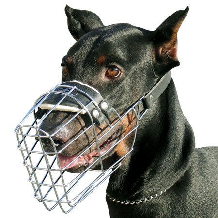 NEW Doberman Revolution Design Wire Dog Muzzle - M9 - Click Image to Close